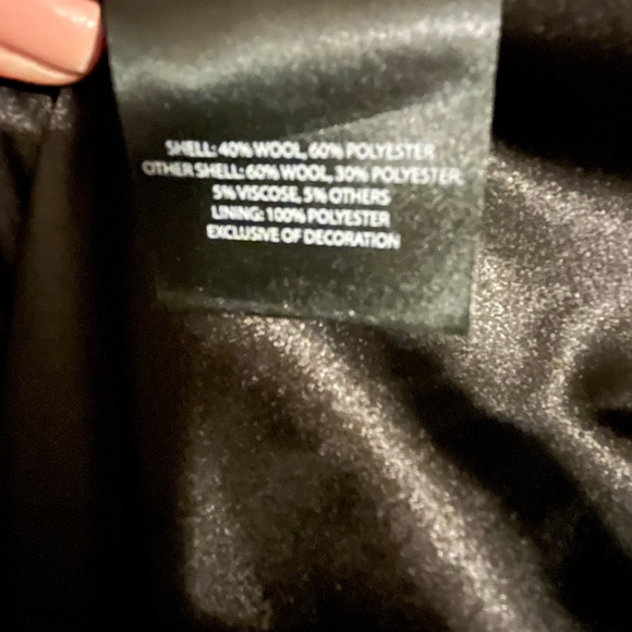 Tahari Tweed Cocoon Coat Small - Picture 3 of 5